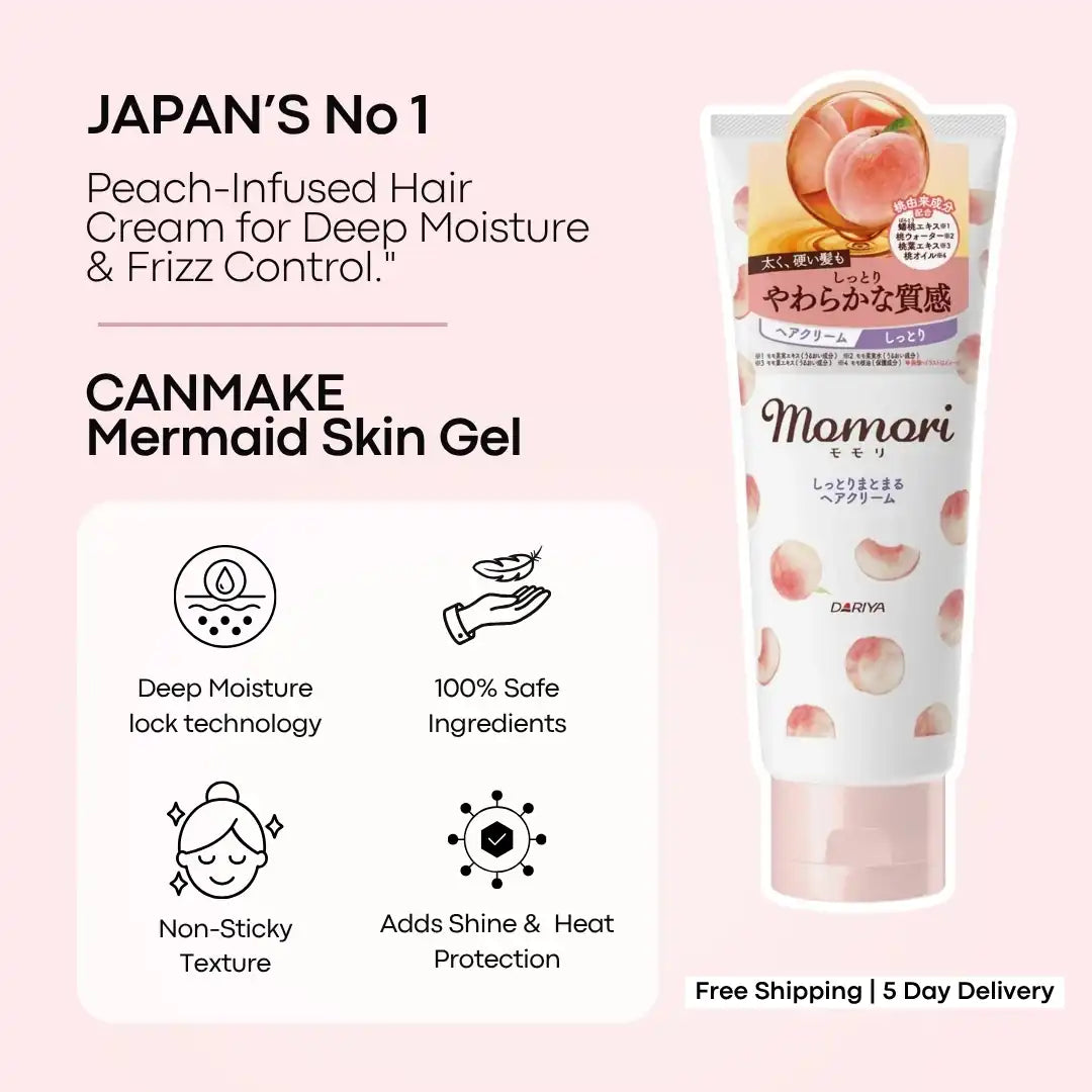 Momori Peach Rich Moist Hair Cream - 150g
