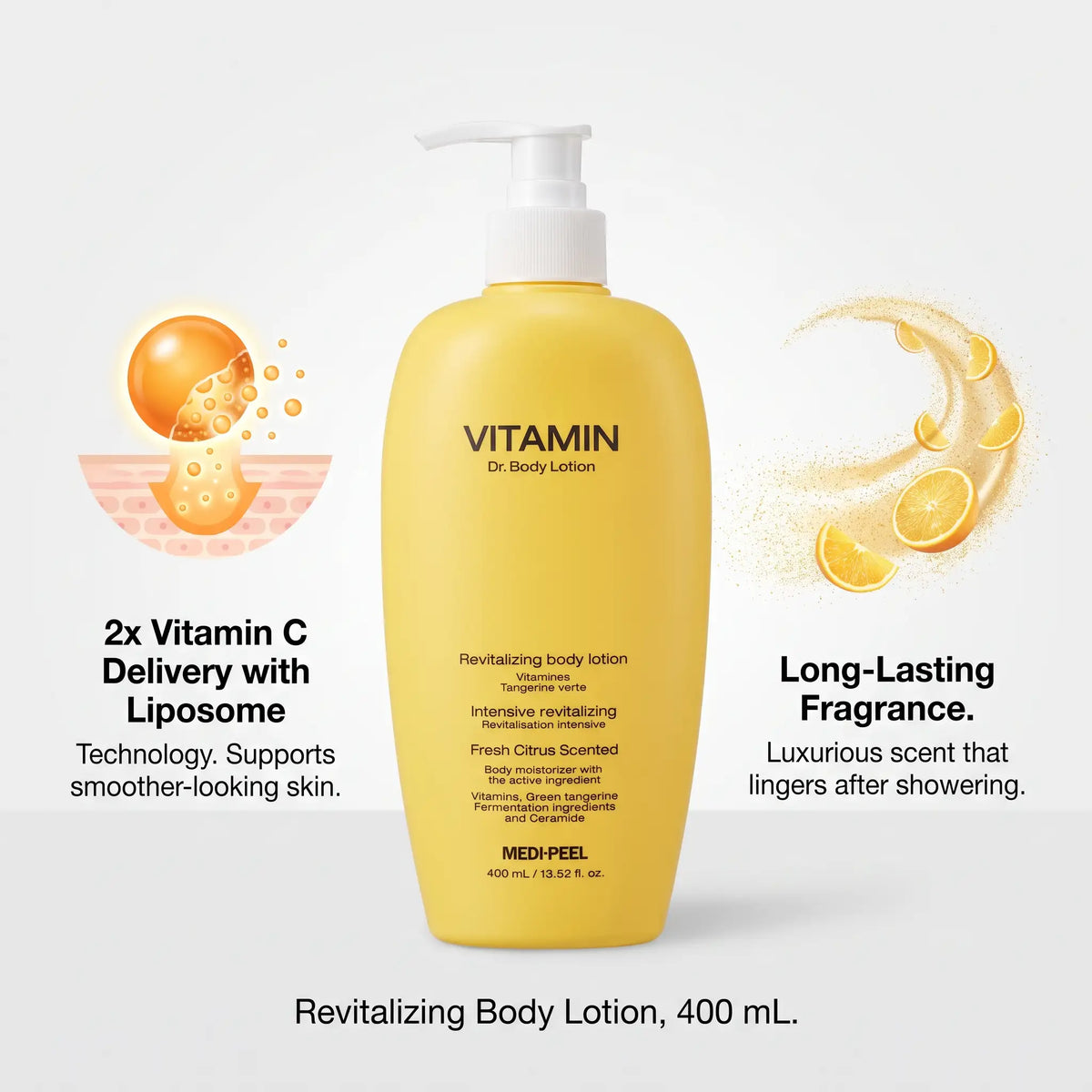 MEDIPEEL+ Vitamin Body Lotion 400ml
